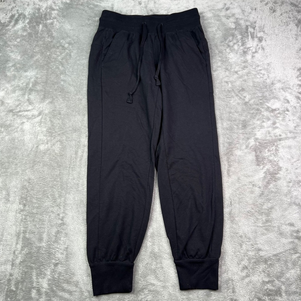 Zella Z by Zella Joggers Womens S Black Solid Stretch Drawstring Active Pants
